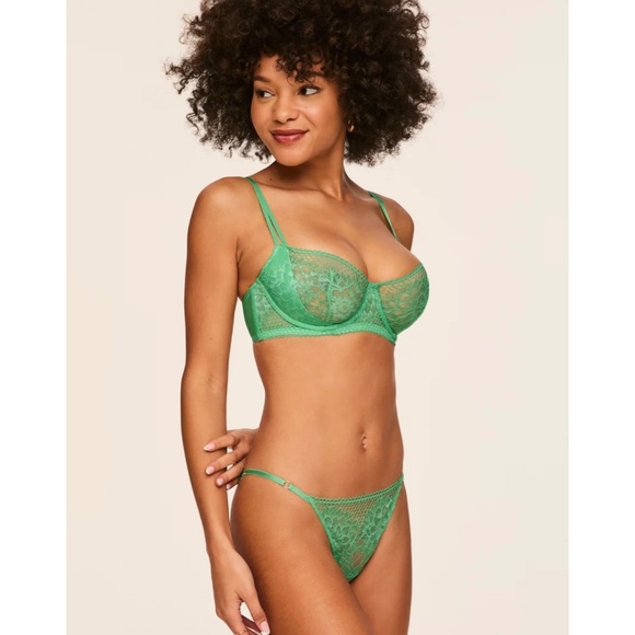 Adore Me Evah Unlined Bra & Panty Set, 34B/XS - Picture 3 of 6